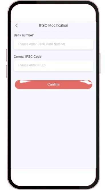 Enter the details for after login issue